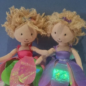 Jellycat Fairy Flutter Fairy Lizzy Dolls With Wings And Crown Vintage - Picture 1 of 15