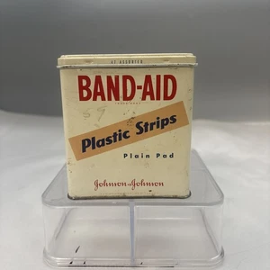 Pflaster Kunststoffstreifen Vintage Dose, Johnson & Johnson leer - Bild 1 von 7