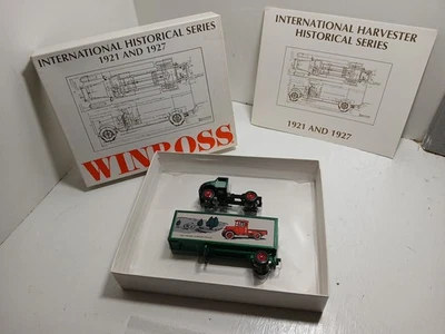 Modelo de camión de velocidad Winross International Historic Series #3 1921 y 1927  Foto 1 de 4