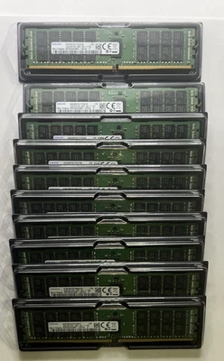 320GB (10x32GB) Samsung M393A4K40BB1-CRC0Q 2Rx4 PC4-2400T ECC REG Server RAM - Image 1 of 4