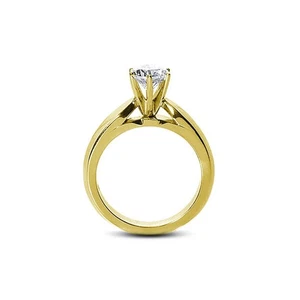 2.02ct G SI2 Round Natural Certified Diamond 18K Gold Solitaire Engagement Ring - Picture 1 of 3