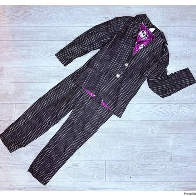 Disney Halloween Nightmare Before Christmas Jack Skellington med costume Suit - Image 1 of 4
