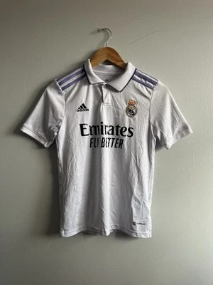 Camiseta Adidas Aeroready Real Madrid Cuello Botón Blanca Juvenil Talla 11-12Y Foto 1 de 4