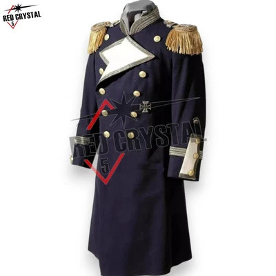 New Navy Blue Men Tailcoat Gala Uniform An Envoy Military Jacket - Image 1 of 4