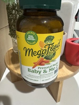 MegaFood Baby Me 2 120 comprimidos sin lácteos, sin gluten, kosher, certificado NSF, Foto 1 de 3