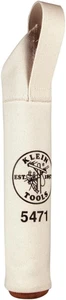 Klein Tools 5471 Canvas Bag, Electrode Bag with Hard Leather Bottom and Web Belt - Picture 1 of 12