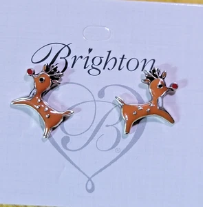 Pendientes Brighton Santa's Reindeer Mini Post Nuevos con Etiquetas Precio de venta sugerido por el fabricante 32 USD - Imagen 1 de 3