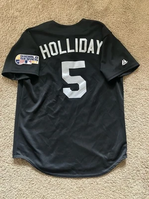 Matt Holliday 2007 Colorado Rockies World Series Men's Jersey Size LARGE - Image 1 of 4