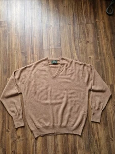Maglione uomo PETER SCOTT 100% CAMEL HAIR beige taglia 48/XL - Foto 1 di 16