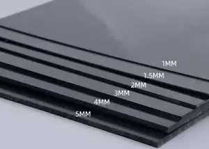 Scheda ABS nera scheda di plastica rigida fai da te modello di costruzione manuale - Foto 1 di 3