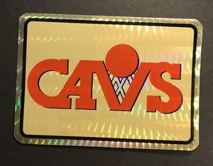Cleveland Cavaliers Original Folien Aufkleber Stempel Kodak Papier selten 3 1/2 x 2 1/2" - Bild 1 von 2