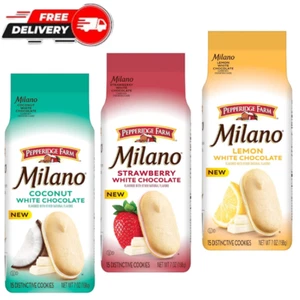 🟢 New Limited Pepperidge Farm Milano Strawberry White Chocolate Cookies 7oz.. - Picture 1 of 16