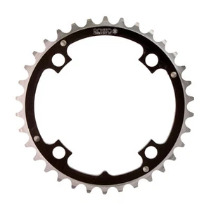 ORIGIN8 CHAINRING OR8 104mm 34T RAMPED 4B BK/SL - Picture 1 of 1