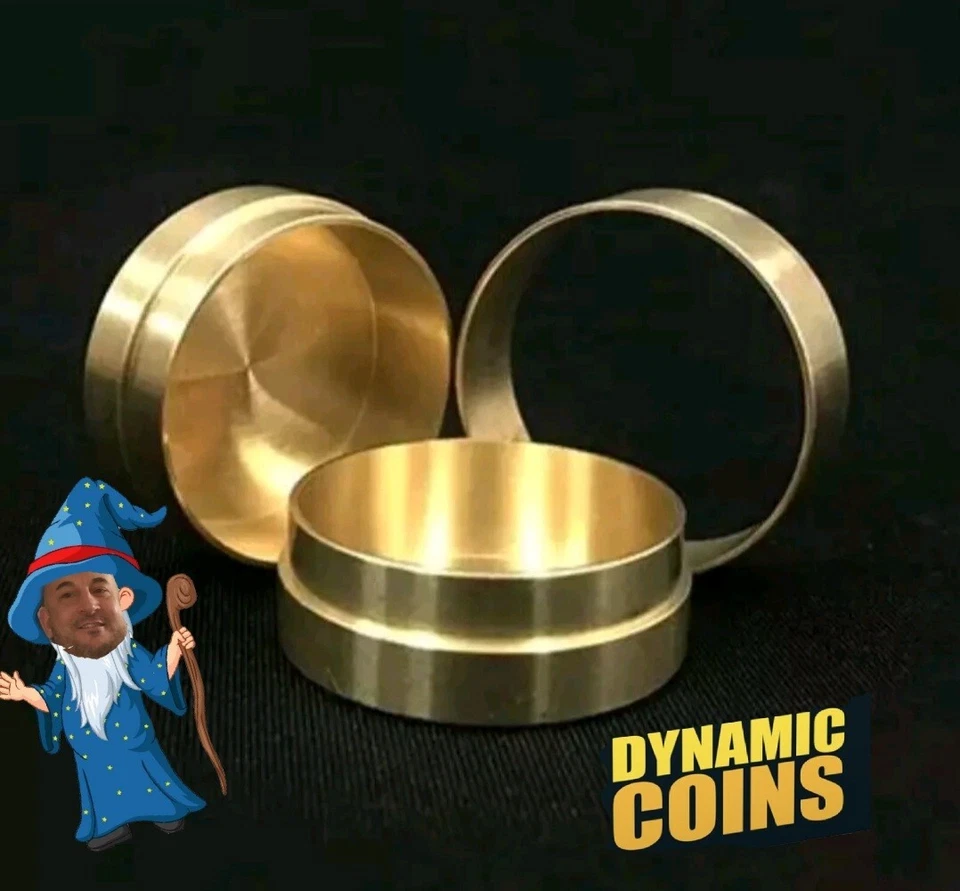 Truco Mágico Monedas Dinámicas Pila de Cuartos de Desaparición Primer Truco T6 Foto 1 de 4