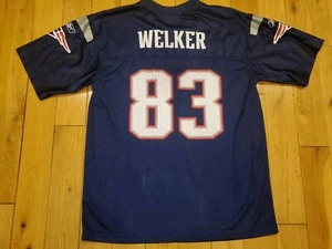 2007 Reebok Wes Welker NEW ENGLAND PATRIOTS #83 Youth NFL Team Replica JERSEY L - Picture 1 of 13