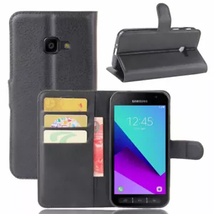 Funda/cubierta/portatarjetas con ranura abatible para Samsung Galaxy XCOVER4/G390F - Imagen 1 de 39