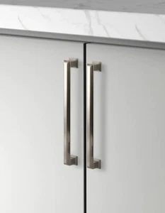 5 Sapphire SP-2044A-192-SN Octa Series 7-1/2'' CTC Modern Cabinet Handle Nickel - Picture 1 of 7