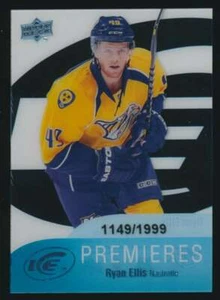 2011-12 UD Ice Premieres Ryan Ellis RC 1149/1999 #55 - Imagen 1 de 2