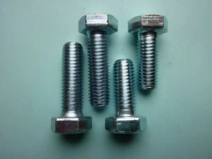 Sechskantschraube mit Vollgewinde DIN 933 ISO 4017 8.8 verzinkt M10 M12 M14 - Bild 1 von 5
