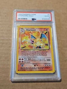 PSA 4 1999 POKEMON CHARIZARD HOLO #4 - Bild 1 von 2