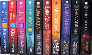 MIDNIGHT BREED 1-10 Book Set by Lara Adrian Lot Paranormal Vampire Romance - Picture 1 of 11