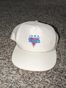 Vintage Team USA Iowa Snapback Hat Mesh Back Yupoong - Picture 1 of 6