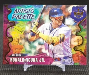 2022 Panini Diamond Kings Baseball Ronald Acuna Jr. Artists Palette #AP-14 - Bild 1 von 2