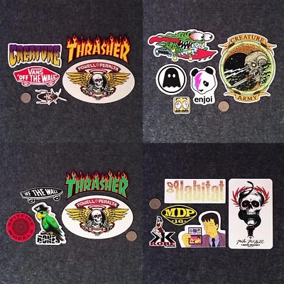 ALIEN WORKSHOP SK8 Stickers - Vans, Thrasher, Creature, Powell, Zoo York, Enjoi, Doh-Doh, Bones