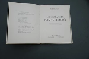 Montagne Frison Roche Sur les traces de premier de cordée 1952 reliure mosaïqué - Picture 1 of 9