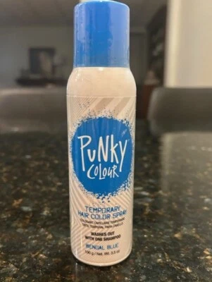 Punky Colour spray temporário cor de cabelo azul bengala 3,5 oz novo em folha lacrado - Imagem 1 de 2