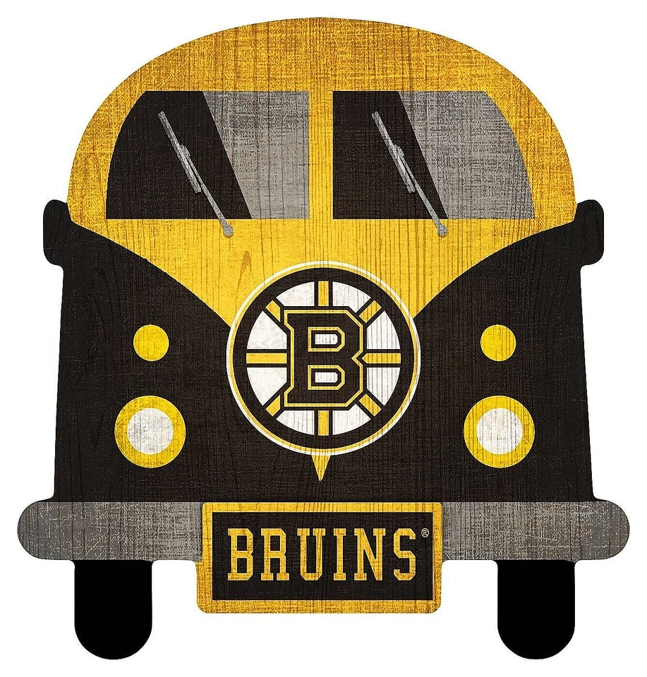 Autobús del equipo Boston Bruins Fan Creations tamaño 12" x 12" x .3 Foto 1 de 1