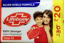 30x Lifebouy Soap TOTAL 10 Germ Protection Soap (125grams) -UK SELLER-