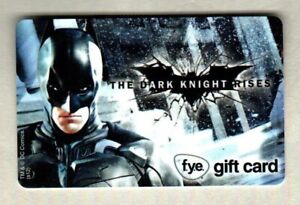 F.Y.E. Batman, The Dark Knight Rises 2012 Gift Card ( $0 )