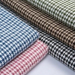 Hahnentritt Stoff Faux Wollmischung Tweed dick britischer Stil mehrfarbig zum Selbermachen NR9 - Bild 1 von 14