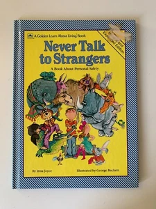 Never Talk to Strangers by Irma Joyce (HC 1967) Golden Book Learn About Living - Picture 1 of 14