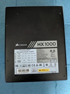 Used Corsair CP-9020139 HX-1000 1000W 80 Plus Fully Modular PSU + Cablemod Kit - Photo 1/14