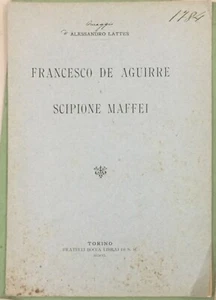 1906 FRANCESCO DE AUIRRE E SCIPIO MAFFEI Lattes - Picture 1 of 1