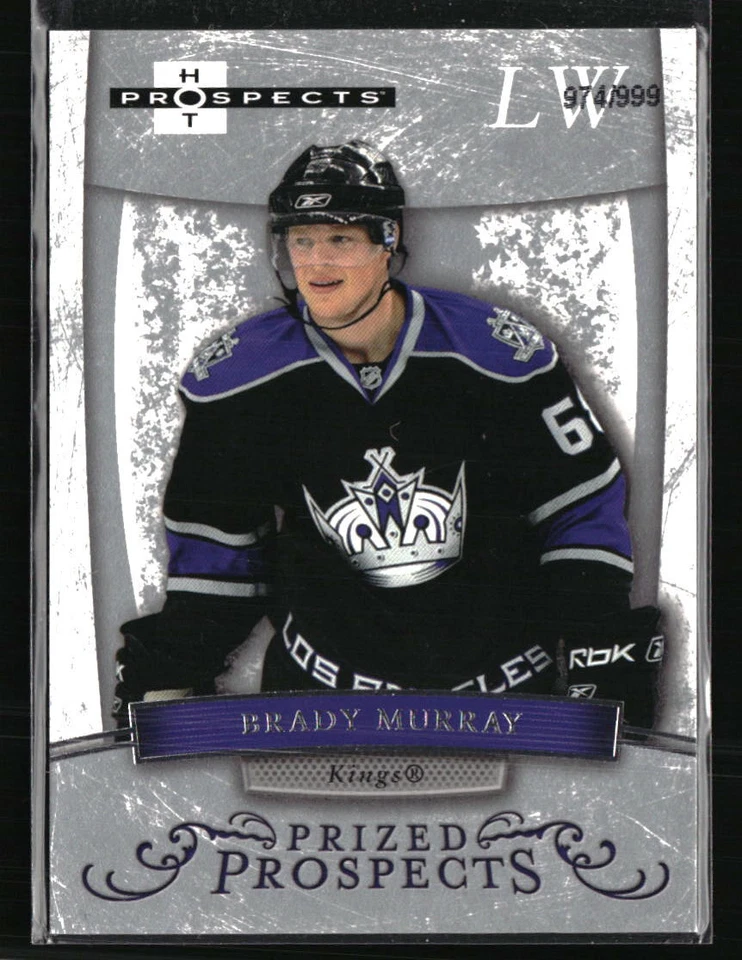 Brady Murray /999 RC 2007 Fleer Hot Prospects #196  Hockey Card - Image 1 of 2