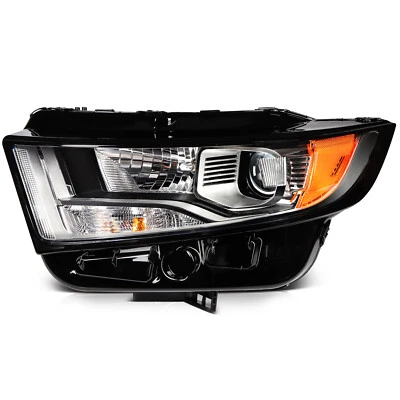 Kit lado conductor izquierdo para Ford Edge 2015-2018 conjunto faros carcasa negra Foto 1 de 4
