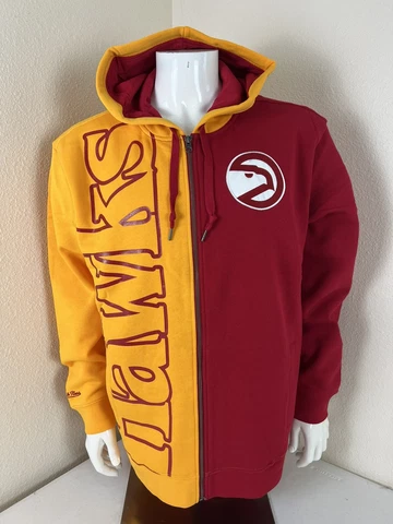 MITCHELL & Ness Men’s Atlanta Hawks Hooded Sweatshirt Size Large ( NWOT ) Cover