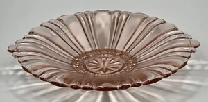 Anchor Hocking Old Cafe Pink Depression Glass Dish with Handles - Picture 1 of 8