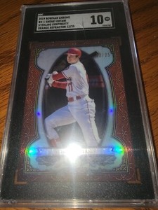 Shohei Ohtani 2019 Bowman Chrome Sterling continuity ORANGE /25 GEM MINT 10 BS-1