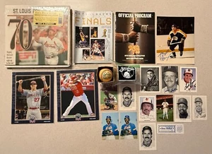 21-Piece Sports Lot w/ 17 Signed Items + COAs Kidd Reds Dionne Murray - Picture 1 of 11