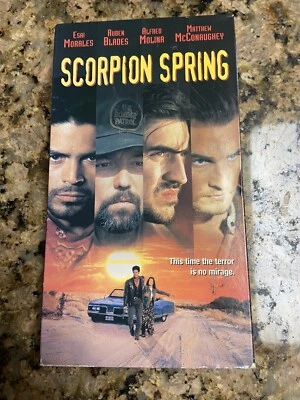 Vintage Scorpion Spring Matthew McConaughey VHS Cassette Tape Rare - Image 1 of 4