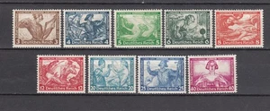 Germany 1933 Vagner set Mi 499-507, Sc B49-57 MNH - Picture 1 of 2