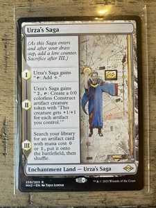 Urza's Saga Enchantment Land Card Magic: The Gathering - Picture 1 of 2