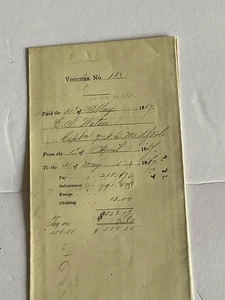 BÜRGERKRIEG WIEDERAUFBAU MACON GEORGIEN ZAHLUNG 1867 FÜR OFFIZIER UND DIENER - Bild 1 von 7