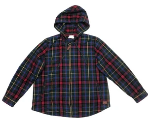 Camisa con Capucha LL Bean Franela Para Mujer L Roja Verde Escocesa Escocesa Cremallera Completa Colorida - Imagen 1 de 9