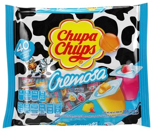 Chupa Chups Lollipops, 40 Candy Suckers para Niños, Cremosa Yogur, 2 Surtidos... - Imagen 1 de 2