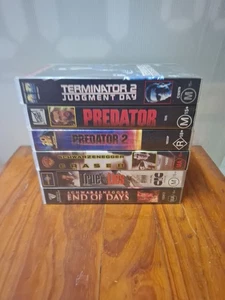 Schwarzenegger 6 Pack VHS Predator 1/2  Terminator 2 End Of Days  N More Tested. - Picture 1 of 21